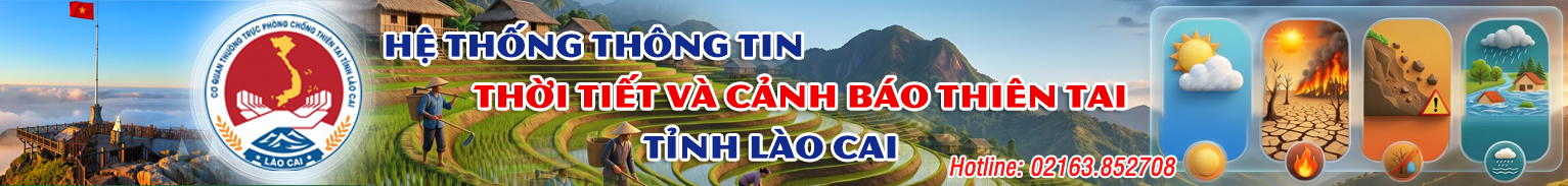 Hệ thống thông tin thời tiết và cảnh báo thiên tai tỉnh Lào Cai
